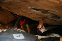 Bouldering in Hueco Tanks on 11/29/2019 with Blue Lizard Climbing and Yoga

Filename: SRM_20191129_1213390.jpg
Aperture: f/1.8
Shutter Speed: 1/250
Body: Canon EOS-1D Mark II
Lens: Canon EF 50mm f/1.8 II