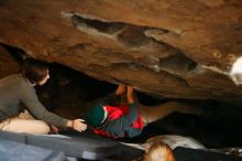 Bouldering in Hueco Tanks on 11/29/2019 with Blue Lizard Climbing and Yoga

Filename: SRM_20191129_1215050.jpg
Aperture: f/1.8
Shutter Speed: 1/200
Body: Canon EOS-1D Mark II
Lens: Canon EF 50mm f/1.8 II