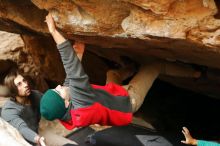 Bouldering in Hueco Tanks on 11/29/2019 with Blue Lizard Climbing and Yoga

Filename: SRM_20191129_1215510.jpg
Aperture: f/3.2
Shutter Speed: 1/250
Body: Canon EOS-1D Mark II
Lens: Canon EF 50mm f/1.8 II