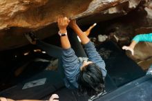 Bouldering in Hueco Tanks on 11/29/2019 with Blue Lizard Climbing and Yoga

Filename: SRM_20191129_1223501.jpg
Aperture: f/3.2
Shutter Speed: 1/200
Body: Canon EOS-1D Mark II
Lens: Canon EF 50mm f/1.8 II