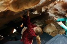 Bouldering in Hueco Tanks on 11/29/2019 with Blue Lizard Climbing and Yoga

Filename: SRM_20191129_1227040.jpg
Aperture: f/2.8
Shutter Speed: 1/200
Body: Canon EOS-1D Mark II
Lens: Canon EF 50mm f/1.8 II