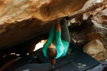 Bouldering in Hueco Tanks on 11/29/2019 with Blue Lizard Climbing and Yoga

Filename: SRM_20191129_1229210.jpg
Aperture: f/3.2
Shutter Speed: 1/200
Body: Canon EOS-1D Mark II
Lens: Canon EF 50mm f/1.8 II