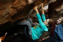 Bouldering in Hueco Tanks on 11/29/2019 with Blue Lizard Climbing and Yoga

Filename: SRM_20191129_1230220.jpg
Aperture: f/3.5
Shutter Speed: 1/250
Body: Canon EOS-1D Mark II
Lens: Canon EF 50mm f/1.8 II