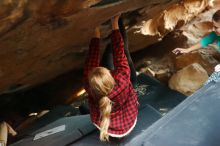 Bouldering in Hueco Tanks on 11/29/2019 with Blue Lizard Climbing and Yoga

Filename: SRM_20191129_1235260.jpg
Aperture: f/2.2
Shutter Speed: 1/250
Body: Canon EOS-1D Mark II
Lens: Canon EF 50mm f/1.8 II