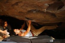 Bouldering in Hueco Tanks on 11/29/2019 with Blue Lizard Climbing and Yoga

Filename: SRM_20191129_1242040.jpg
Aperture: f/1.8
Shutter Speed: 1/200
Body: Canon EOS-1D Mark II
Lens: Canon EF 50mm f/1.8 II