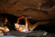 Bouldering in Hueco Tanks on 11/29/2019 with Blue Lizard Climbing and Yoga

Filename: SRM_20191129_1242050.jpg
Aperture: f/1.8
Shutter Speed: 1/250
Body: Canon EOS-1D Mark II
Lens: Canon EF 50mm f/1.8 II