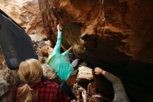 Bouldering in Hueco Tanks on 11/29/2019 with Blue Lizard Climbing and Yoga

Filename: SRM_20191129_1308200.jpg
Aperture: f/4.5
Shutter Speed: 1/250
Body: Canon EOS-1D Mark II
Lens: Canon EF 16-35mm f/2.8 L