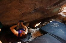 Bouldering in Hueco Tanks on 11/29/2019 with Blue Lizard Climbing and Yoga

Filename: SRM_20191129_1309520.jpg
Aperture: f/2.8
Shutter Speed: 1/125
Body: Canon EOS-1D Mark II
Lens: Canon EF 16-35mm f/2.8 L