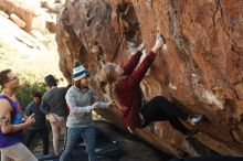 Bouldering in Hueco Tanks on 11/29/2019 with Blue Lizard Climbing and Yoga

Filename: SRM_20191129_1407280.jpg
Aperture: f/4.0
Shutter Speed: 1/250
Body: Canon EOS-1D Mark II
Lens: Canon EF 50mm f/1.8 II