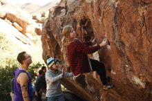 Bouldering in Hueco Tanks on 11/29/2019 with Blue Lizard Climbing and Yoga

Filename: SRM_20191129_1407410.jpg
Aperture: f/4.5
Shutter Speed: 1/250
Body: Canon EOS-1D Mark II
Lens: Canon EF 50mm f/1.8 II