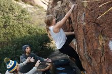 Bouldering in Hueco Tanks on 11/29/2019 with Blue Lizard Climbing and Yoga

Filename: SRM_20191129_1423040.jpg
Aperture: f/4.5
Shutter Speed: 1/250
Body: Canon EOS-1D Mark II
Lens: Canon EF 50mm f/1.8 II