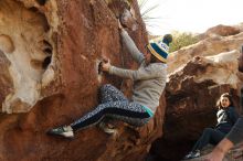 Bouldering in Hueco Tanks on 11/29/2019 with Blue Lizard Climbing and Yoga

Filename: SRM_20191129_1423590.jpg
Aperture: f/5.0
Shutter Speed: 1/250
Body: Canon EOS-1D Mark II
Lens: Canon EF 50mm f/1.8 II