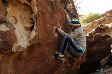 Bouldering in Hueco Tanks on 11/29/2019 with Blue Lizard Climbing and Yoga

Filename: SRM_20191129_1424000.jpg
Aperture: f/5.6
Shutter Speed: 1/250
Body: Canon EOS-1D Mark II
Lens: Canon EF 50mm f/1.8 II