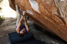 Bouldering in Hueco Tanks on 11/29/2019 with Blue Lizard Climbing and Yoga

Filename: SRM_20191129_1426040.jpg
Aperture: f/3.5
Shutter Speed: 1/250
Body: Canon EOS-1D Mark II
Lens: Canon EF 50mm f/1.8 II