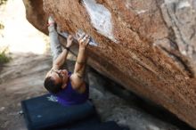 Bouldering in Hueco Tanks on 11/29/2019 with Blue Lizard Climbing and Yoga

Filename: SRM_20191129_1426060.jpg
Aperture: f/2.8
Shutter Speed: 1/250
Body: Canon EOS-1D Mark II
Lens: Canon EF 50mm f/1.8 II