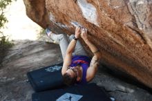 Bouldering in Hueco Tanks on 11/29/2019 with Blue Lizard Climbing and Yoga

Filename: SRM_20191129_1428100.jpg
Aperture: f/3.2
Shutter Speed: 1/250
Body: Canon EOS-1D Mark II
Lens: Canon EF 50mm f/1.8 II