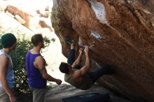 Bouldering in Hueco Tanks on 11/29/2019 with Blue Lizard Climbing and Yoga

Filename: SRM_20191129_1434460.jpg
Aperture: f/4.0
Shutter Speed: 1/250
Body: Canon EOS-1D Mark II
Lens: Canon EF 50mm f/1.8 II