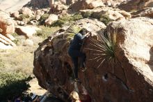 Bouldering in Hueco Tanks on 11/29/2019 with Blue Lizard Climbing and Yoga

Filename: SRM_20191129_1441130.jpg
Aperture: f/7.1
Shutter Speed: 1/250
Body: Canon EOS-1D Mark II
Lens: Canon EF 50mm f/1.8 II