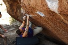 Bouldering in Hueco Tanks on 11/29/2019 with Blue Lizard Climbing and Yoga

Filename: SRM_20191129_1446080.jpg
Aperture: f/3.5
Shutter Speed: 1/250
Body: Canon EOS-1D Mark II
Lens: Canon EF 50mm f/1.8 II