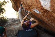 Bouldering in Hueco Tanks on 11/29/2019 with Blue Lizard Climbing and Yoga

Filename: SRM_20191129_1446180.jpg
Aperture: f/3.5
Shutter Speed: 1/250
Body: Canon EOS-1D Mark II
Lens: Canon EF 50mm f/1.8 II