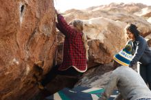 Bouldering in Hueco Tanks on 11/29/2019 with Blue Lizard Climbing and Yoga

Filename: SRM_20191129_1446490.jpg
Aperture: f/4.5
Shutter Speed: 1/250
Body: Canon EOS-1D Mark II
Lens: Canon EF 50mm f/1.8 II