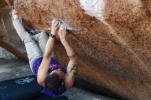 Bouldering in Hueco Tanks on 11/29/2019 with Blue Lizard Climbing and Yoga

Filename: SRM_20191129_1450400.jpg
Aperture: f/3.2
Shutter Speed: 1/250
Body: Canon EOS-1D Mark II
Lens: Canon EF 50mm f/1.8 II
