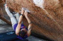 Bouldering in Hueco Tanks on 11/29/2019 with Blue Lizard Climbing and Yoga

Filename: SRM_20191129_1450400.jpg
Aperture: f/3.2
Shutter Speed: 1/250
Body: Canon EOS-1D Mark II
Lens: Canon EF 50mm f/1.8 II