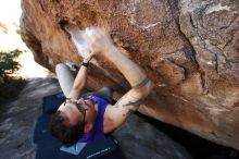 Bouldering in Hueco Tanks on 11/29/2019 with Blue Lizard Climbing and Yoga

Filename: SRM_20191129_1455060.jpg
Aperture: f/3.5
Shutter Speed: 1/250
Body: Canon EOS-1D Mark II
Lens: Canon EF 16-35mm f/2.8 L