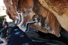 Bouldering in Hueco Tanks on 11/29/2019 with Blue Lizard Climbing and Yoga

Filename: SRM_20191129_1459410.jpg
Aperture: f/5.0
Shutter Speed: 1/250
Body: Canon EOS-1D Mark II
Lens: Canon EF 16-35mm f/2.8 L