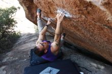 Bouldering in Hueco Tanks on 11/29/2019 with Blue Lizard Climbing and Yoga

Filename: SRM_20191129_1502550.jpg
Aperture: f/5.6
Shutter Speed: 1/250
Body: Canon EOS-1D Mark II
Lens: Canon EF 16-35mm f/2.8 L