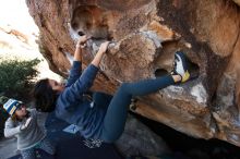 Bouldering in Hueco Tanks on 11/29/2019 with Blue Lizard Climbing and Yoga

Filename: SRM_20191129_1503560.jpg
Aperture: f/6.3
Shutter Speed: 1/250
Body: Canon EOS-1D Mark II
Lens: Canon EF 16-35mm f/2.8 L