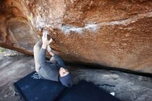 Bouldering in Hueco Tanks on 11/29/2019 with Blue Lizard Climbing and Yoga

Filename: SRM_20191129_1506590.jpg
Aperture: f/4.5
Shutter Speed: 1/250
Body: Canon EOS-1D Mark II
Lens: Canon EF 16-35mm f/2.8 L