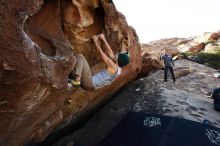 Bouldering in Hueco Tanks on 11/29/2019 with Blue Lizard Climbing and Yoga

Filename: SRM_20191129_1508100.jpg
Aperture: f/9.0
Shutter Speed: 1/250
Body: Canon EOS-1D Mark II
Lens: Canon EF 16-35mm f/2.8 L