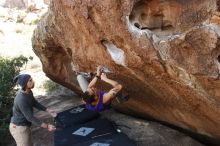 Bouldering in Hueco Tanks on 11/29/2019 with Blue Lizard Climbing and Yoga

Filename: SRM_20191129_1527400.jpg
Aperture: f/7.1
Shutter Speed: 1/250
Body: Canon EOS-1D Mark II
Lens: Canon EF 16-35mm f/2.8 L