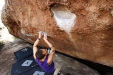 Bouldering in Hueco Tanks on 11/29/2019 with Blue Lizard Climbing and Yoga

Filename: SRM_20191129_1533570.jpg
Aperture: f/5.6
Shutter Speed: 1/250
Body: Canon EOS-1D Mark II
Lens: Canon EF 16-35mm f/2.8 L