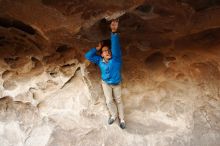 Bouldering in Hueco Tanks on 11/29/2019 with Blue Lizard Climbing and Yoga

Filename: SRM_20191129_1659480.jpg
Aperture: f/3.5
Shutter Speed: 1/250
Body: Canon EOS-1D Mark II
Lens: Canon EF 16-35mm f/2.8 L