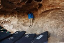 Bouldering in Hueco Tanks on 11/29/2019 with Blue Lizard Climbing and Yoga

Filename: SRM_20191129_1659590.jpg
Aperture: f/4.5
Shutter Speed: 1/250
Body: Canon EOS-1D Mark II
Lens: Canon EF 16-35mm f/2.8 L