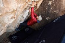 Bouldering in Hueco Tanks on 11/30/2019 with Blue Lizard Climbing and Yoga

Filename: SRM_20191130_1006200.jpg
Aperture: f/4.0
Shutter Speed: 1/250
Body: Canon EOS-1D Mark II
Lens: Canon EF 16-35mm f/2.8 L