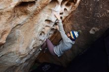 Bouldering in Hueco Tanks on 11/30/2019 with Blue Lizard Climbing and Yoga

Filename: SRM_20191130_1009040.jpg
Aperture: f/4.5
Shutter Speed: 1/250
Body: Canon EOS-1D Mark II
Lens: Canon EF 16-35mm f/2.8 L