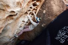 Bouldering in Hueco Tanks on 11/30/2019 with Blue Lizard Climbing and Yoga

Filename: SRM_20191130_1009140.jpg
Aperture: f/4.5
Shutter Speed: 1/250
Body: Canon EOS-1D Mark II
Lens: Canon EF 16-35mm f/2.8 L