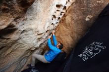 Bouldering in Hueco Tanks on 11/30/2019 with Blue Lizard Climbing and Yoga

Filename: SRM_20191130_1015510.jpg
Aperture: f/3.5
Shutter Speed: 1/250
Body: Canon EOS-1D Mark II
Lens: Canon EF 16-35mm f/2.8 L