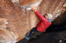 Bouldering in Hueco Tanks on 11/30/2019 with Blue Lizard Climbing and Yoga

Filename: SRM_20191130_1019350.jpg
Aperture: f/5.6
Shutter Speed: 1/250
Body: Canon EOS-1D Mark II
Lens: Canon EF 16-35mm f/2.8 L