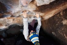 Bouldering in Hueco Tanks on 11/30/2019 with Blue Lizard Climbing and Yoga

Filename: SRM_20191130_1034120.jpg
Aperture: f/5.6
Shutter Speed: 1/250
Body: Canon EOS-1D Mark II
Lens: Canon EF 16-35mm f/2.8 L