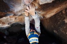 Bouldering in Hueco Tanks on 11/30/2019 with Blue Lizard Climbing and Yoga

Filename: SRM_20191130_1034130.jpg
Aperture: f/6.3
Shutter Speed: 1/250
Body: Canon EOS-1D Mark II
Lens: Canon EF 16-35mm f/2.8 L