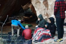 Bouldering in Hueco Tanks on 11/30/2019 with Blue Lizard Climbing and Yoga

Filename: SRM_20191130_1106240.jpg
Aperture: f/4.5
Shutter Speed: 1/250
Body: Canon EOS-1D Mark II
Lens: Canon EF 50mm f/1.8 II