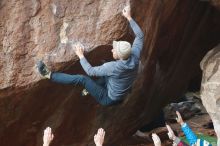 Bouldering in Hueco Tanks on 11/30/2019 with Blue Lizard Climbing and Yoga

Filename: SRM_20191130_1110110.jpg
Aperture: f/4.0
Shutter Speed: 1/250
Body: Canon EOS-1D Mark II
Lens: Canon EF 50mm f/1.8 II