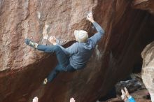 Bouldering in Hueco Tanks on 11/30/2019 with Blue Lizard Climbing and Yoga

Filename: SRM_20191130_1110120.jpg
Aperture: f/4.0
Shutter Speed: 1/250
Body: Canon EOS-1D Mark II
Lens: Canon EF 50mm f/1.8 II