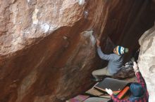 Bouldering in Hueco Tanks on 11/30/2019 with Blue Lizard Climbing and Yoga

Filename: SRM_20191130_1115160.jpg
Aperture: f/3.5
Shutter Speed: 1/250
Body: Canon EOS-1D Mark II
Lens: Canon EF 50mm f/1.8 II