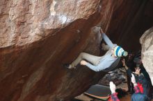 Bouldering in Hueco Tanks on 11/30/2019 with Blue Lizard Climbing and Yoga

Filename: SRM_20191130_1115340.jpg
Aperture: f/4.0
Shutter Speed: 1/250
Body: Canon EOS-1D Mark II
Lens: Canon EF 50mm f/1.8 II