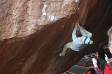 Bouldering in Hueco Tanks on 11/30/2019 with Blue Lizard Climbing and Yoga

Filename: SRM_20191130_1115490.jpg
Aperture: f/4.0
Shutter Speed: 1/250
Body: Canon EOS-1D Mark II
Lens: Canon EF 50mm f/1.8 II